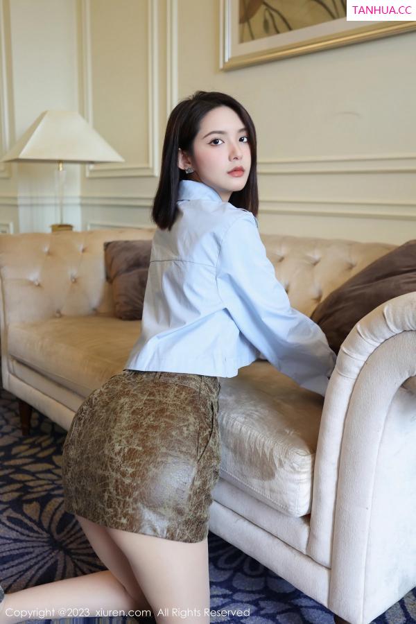   [XiuRen]高清写真图 2023.04.28 No.6661 乔一一 短裙美腿第9张图片